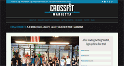 Desktop Screenshot of crossfit-marietta.com