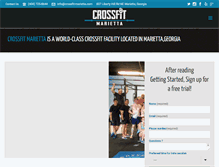 Tablet Screenshot of crossfit-marietta.com